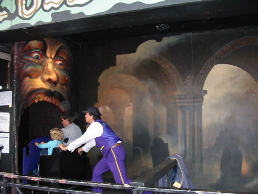 Launched into the dark.